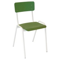 BASIC Retro wooden chair (stackable)