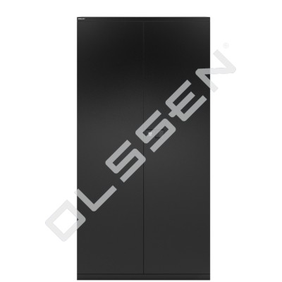 BISLEY Basic revolving door cabinet with 3 shelves (180 cm high)