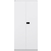 BISLEY Basic revolving door cabinet with 4 shelves (195 cm high)