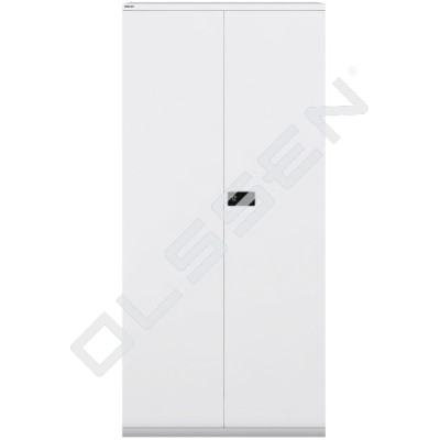 BISLEY Basic revolving door cabinet with 4 shelves (195 cm high)