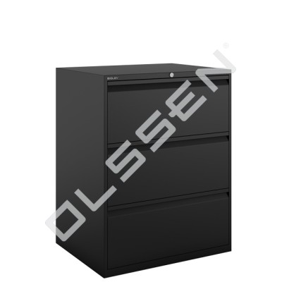 BISLEY Double filing cabinet with 3 A4 drawers