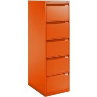 BISLEY Premium suspension file cabinet with 5 A4 drawers