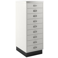 BISLEY A4 Chest of drawers with 9 drawers and plinth