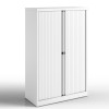 BISLEY Roller door cupboard with 3 shelves - Width 100 cm x Height 165 cm
