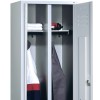CLASSIC Clothes locker on legs with 2 narrow compartments (1 person)
