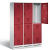 Semi-high locker with 6 compartments - wide model (Evo)