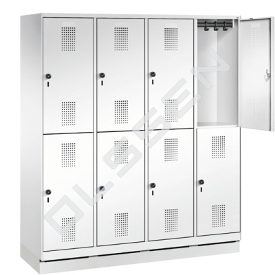 Semi-high locker with 8 compartments - wide model (Evo)