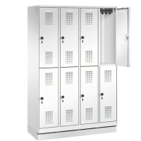 Semi-high locker with 8 compartments - narrow model (Evo)