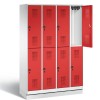 Semi-high locker with 8 compartments - narrow model (Evo)