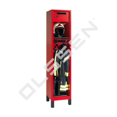 Fire department with helmet holder, safe and mailbox (type 4)