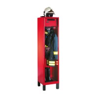 Fire department with helmet holder and safe (type 6)