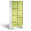 EVOLO clothing dispenser locker with 20 narrow compartments