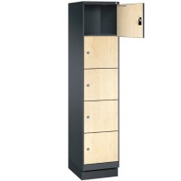 EVO Volkern / HPL locker with 5 wide compartments