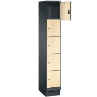 EVO Volkern / HPL locker with 5 narrow compartments