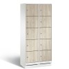 EVOLO Wooden locker with 10 wide compartments (MDF)