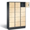 EVOLO Wooden locker with 15 wide compartments (MDF)