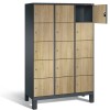 EVOLO Wooden locker with 15 wide compartments (MDF)