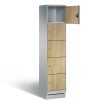 EVOLO Wooden locker with 5 wide compartments (MDF)