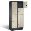 EVOLO Wooden locker with 8 wide compartments (MDF)