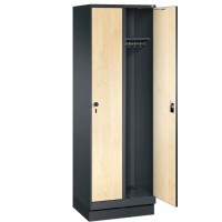 EVOLO Wooden clothes locker for 2 persons (MDF)