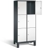 EVOLO Luxury 6-compartment Locker with large compartments