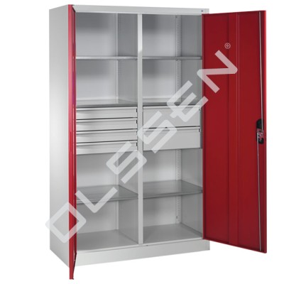 Workshop cupboard with 6 drawers and 6 shelves - 193 x 120 cm (Express)