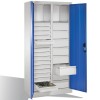 Workshop cupboard with 24 drawers and 2 shelves - 195 x 93 cm (Express)