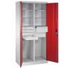 Workshop cupboard with 6 drawers and 6 shelves - 193 x 93 cm (Express)