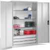 Workshop cupboard with 3 drawers and 4 shelves - 195 x 120 cm (Express)
