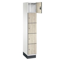 CAMBIO wooden locker with 5 compartments - HPL doors (narrow mod..