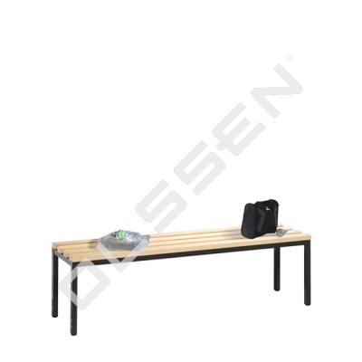 Dressing room sofa 150 cm wide with wooden slats