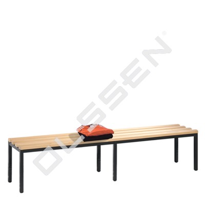 Dressing room sofa 200 cm wide with wooden slats