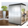 PREFINO 1 person wardrobes with glass doors (glass doors 8 mm thick!)