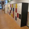 JUNIOR School lockers with 16 compartments (primary school)