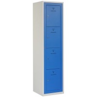 BASIC Clothing dispenser locker with 4 compartments (Incl. Centr..