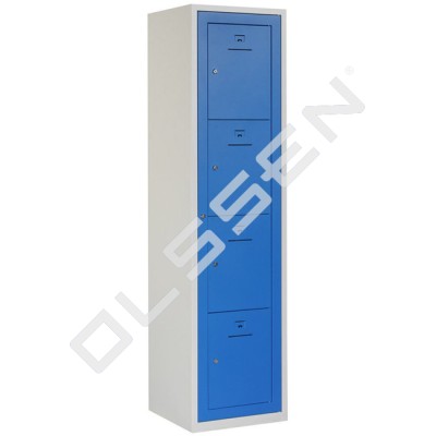 BASIC Clothing dispenser locker with 4 compartments (Incl. Central door)