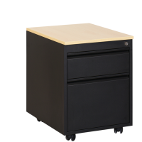 Metal Mobile Drawer Cabinet with top shelf - 2 drawers (58 cm de..