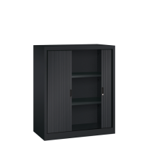 Roller shutter cupboard - H.120 x W.120 cm - Includes 3 shelves