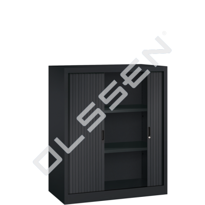 Roller shutter cupboard - H.120 x W.120 cm - Includes 3 shelves