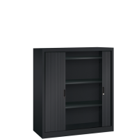 Roller shutter cupboard - H.135 x W.120 cm - Includes 3 shelves