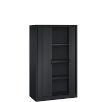 Roller shutter cupboard - H.160 x W.100 cm - Including 4 shelves