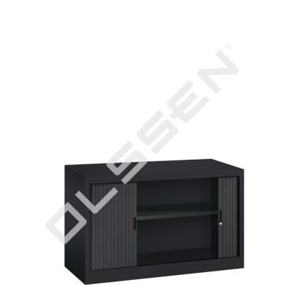 Roller shutter cupboard - H.73 x W.120 cm - Includes 1 shelf