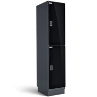 CELÁRE 2-compartment Luxury glass locker (Including electronic..
