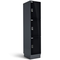 CELÁRE 3-compartment Luxury glass locker (Including electronic..