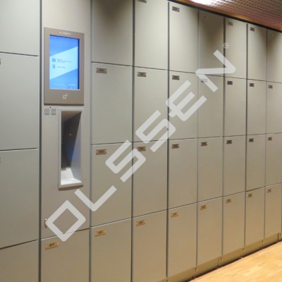 Locker cabinet with automatic extinguishing system (8 compartments) (for safe charging and storage Lithium-ion batteries)