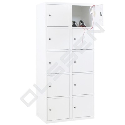 Metal Locker with 10 compartments - wide model (Capsa)