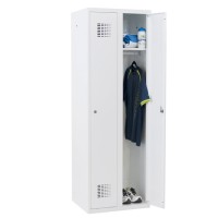Metal clothing locker 2 persons - narrow model (Capsa)