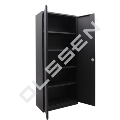 BASIC Equipment cupboard with shelves (180 x 80 x 38 cm)